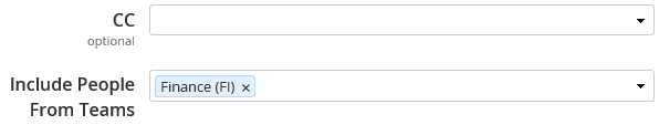 email cc options