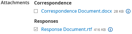 Attach document field