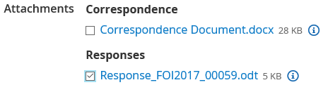 Attach document field