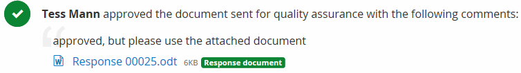 response document icon