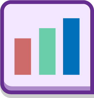 Search, Statistics and Reports Icon