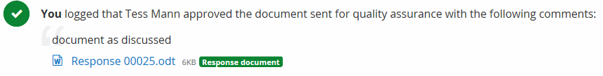 response document icon