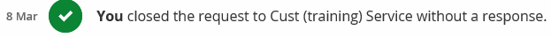 Quality assurance is closed without a response